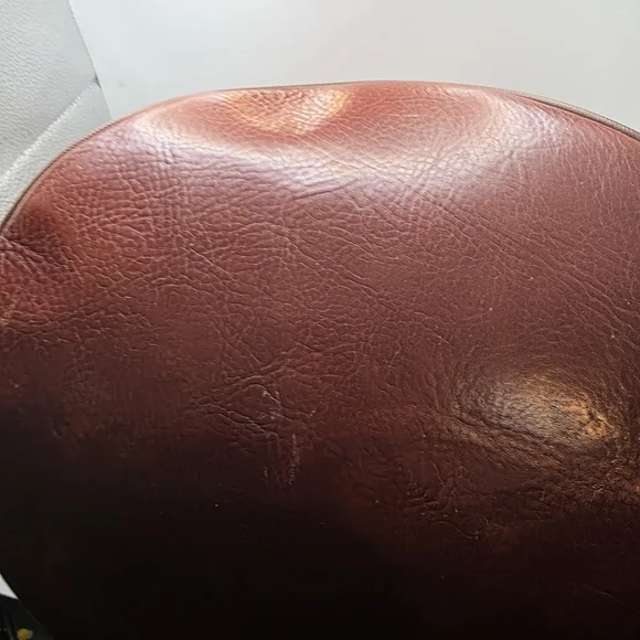 VTG Tedeschi Paris Leather Bucket Bag • Cognac French Equestrian - Picture 7 of 15